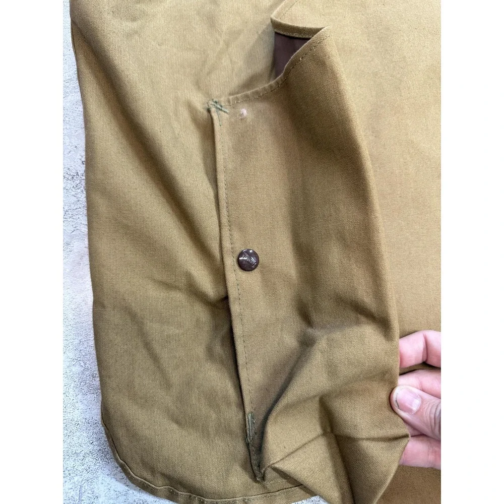 Vintage‎ Duxbak Hunting Vest Mens Large Aero Cloth Zelan Preshrunk Pockets 70s